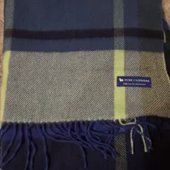 23区 PURE CASHMERE チェック柄 マフラーのサムネイル