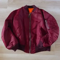 USA製 アルファインダストリーズ フライトジャケット 80s旧タグ 短丈 M