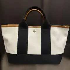 Mal購入 キャンパス紐本革 バッグ - メルカリ