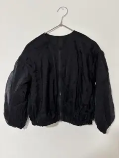 GU シフォン ブルゾン ジャケット 130cm