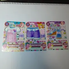 アイカツカード　2013年　６弾　キュート　三枚　初期　アイカツ　星宮いちご