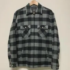 90s 00s ブロックチェック ジップジャケット