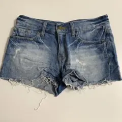 GU デニムショートパンツ S