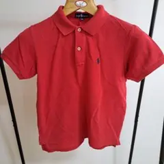 ラルフローレン 赤ポロシャツ 半袖