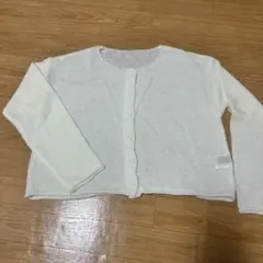 DAZY シアーニットカーディガン　ホワイト