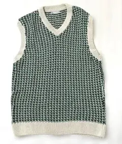 ZARA Vネックニットベスト M