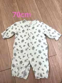 petit main ロンパース ライトグリーン　70cm