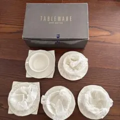 adam and eve TABLEWARE 5個セット　カップ&ソーサー