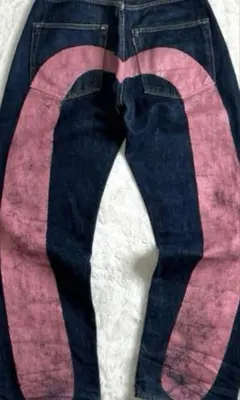 EVISU エヴィス ビッグペイント カモメ NO2 2001 ピンクのサムネイル