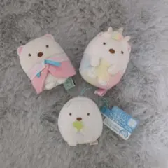 すみっコぐらし♡しろくまレインボーユニコーンてのりぬいぐるみなどまとめて