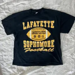 90s USA製 フルーツタグ アメフト tシャツ シングルステッチ サイズL