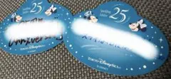 東京ディズニーシー 25周年記念 ステッカー 2枚セット
