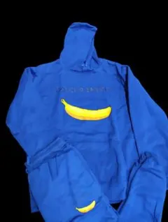 DOLCE&BANANA ドルチェアンドバナナ パーカースウェット ブルー M