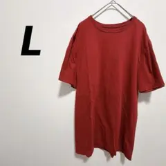 ソノマ 半袖 Tシャツ 無地 US古着 00s Lサイズ レッド sonomaのサムネイル