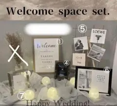 結婚式　ウェルカムスペース　セット