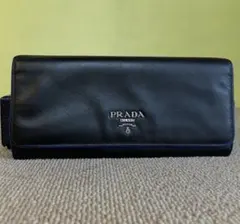 美品 PRADA プラダ サフィアーノレザー 長財布 ロングウォレット