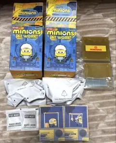 POPMART Minions At Workシリーズ ミニオン4点セット