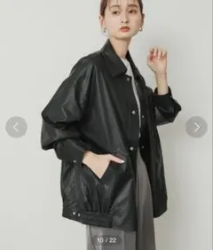 SENSE OF PLACE レザージャケット ブラック　アーバンリサーチ