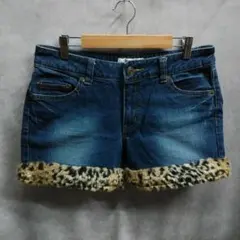 y2k　ショートパンツ　レオパード　フェアリーグランジ　平成ギャル　51203d