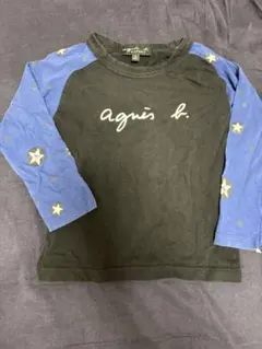 agnès b. 星柄長袖Tシャツ 4 ans