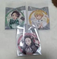 鬼滅の刃　リロホテルズ　缶バッジ　竈門炭治郎　竈門禰豆子　我妻善逸