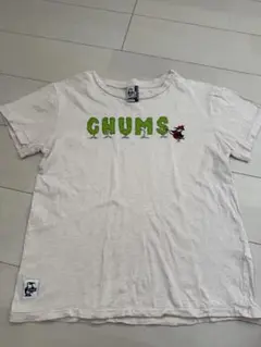 CHUMS GHUMSロゴ Tシャツ クリーム色