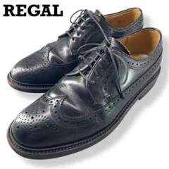 リーガル 24cm ビジネスシューズ レザーシューズ 革靴 黒 ブラック メンズ