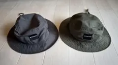 Columbia バケットハット 2色セット グレー・カーキ