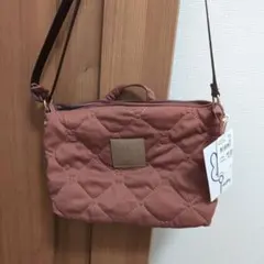 ミッフィーちゃん✡新品✡ピンク キルティング ショルダーバッグ