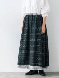 【本日限定お値下げ】kazumi×Samansa Mos2　リバーシブルスカート