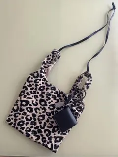 mystic ヒョウ柄トートバッグ lotiコインケース付き