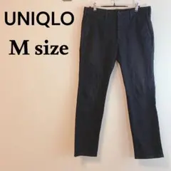 【ユニクロ】（M）スリムフィット チノ パンツ ストレッチ ストレート ブラック