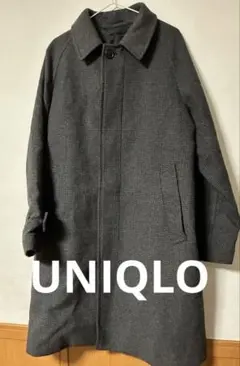 UNIQLOユニクロ　シングルブレスコート グレンチェック　M