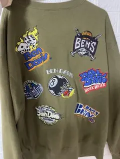 BEN DAVIS スウェット トレーナー オリーブ Mのサムネイル