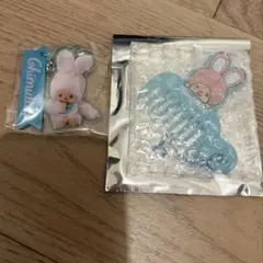 モンチッチ２連アクリルめじるしチャーム チムたん コームチャーム