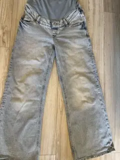 マタニティデニム ライトブルーデニム s