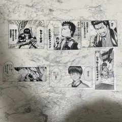 銀魂　クリアステッカーコレクション　土方十四郎　　　新八　近藤勲