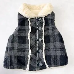 キムラタン Biquette club ボアベスト リバーシブル アウター