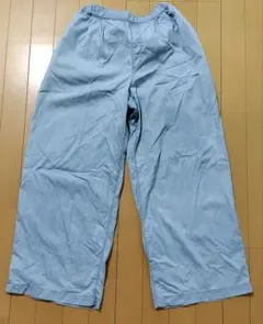 ユニクロ　キッズ　160 ワイドデニムパンツのサムネイル