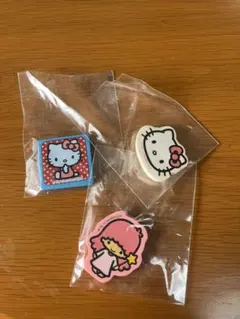 平成レトロ　ファンシー　ハローキティ　キキララ　消しゴム　セット　サンリオ