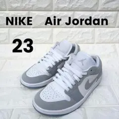 【超美品】NIKE　Jordan １ Low ウルフグレー　23.0cm US6