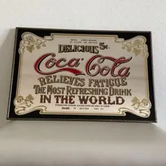 ☆Coca-Cola アンティーク看板 【大】未使用 美品 ※約30年倉庫保管品