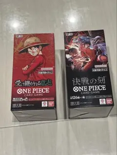 ワンピース カード 受け継がれる意志 蒼海の七傑 各1BOX テープ付き