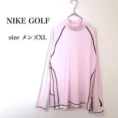 ナイキゴルフ◇ドライフィット 長袖 モックネック XL ピンク 吸湿速乾のサムネイル