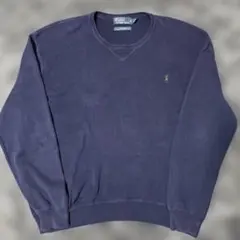 POLO RALPH LAUREN スウェット ネイビー XXL 90s後半