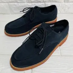 【未使用級】REGAL 54UR GORE-TEX スエード Uチップ 24 紺