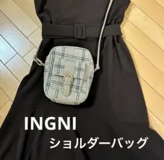 イング　ショルダーバッグ　チェック柄のサムネイル