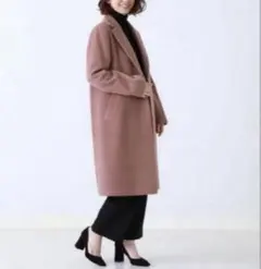 Demi-Luxe BEAMS ウールチェスターコート ピンク 16日まで