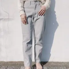ツイルデニムパンツ　ヴァニーユー　vannieu ライトブルー　タグ付きのサムネイル