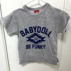 BABYDOLL Tシャツ グレー ネイビー 子供用